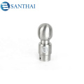 Santhai Stain Polished Sanitary Stainless Steel Clip On Elliptical  Head Spray Bolted Rotary Cleaning Ball